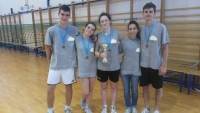 La squadra del M.Curie terza ai regionali di badminton